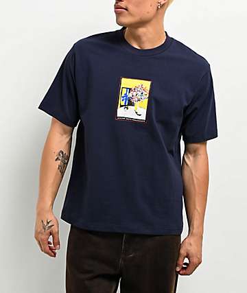 WKND Fishbone Emblem Black T-Shirt | Zumiez