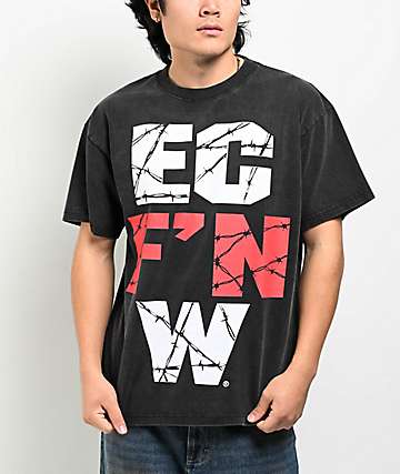 WWE D-Generation X Two Words Washed Black T-Shirt