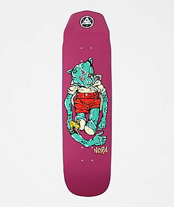 Welcome Nora Teddy On Wicked Princess Grape 8.12" Skateboard Deck