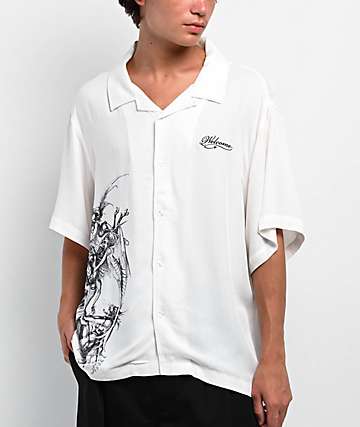 新品未使用》WELCOME BAPHOLIT ZIP WORK SHIRT Welcome Bapholit Black Short Sleeve Work Shirt | Zumiez