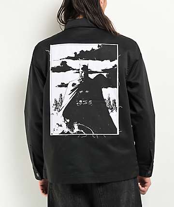 Welcome x Batman Gotham Black Long Sleeve Jacket - 