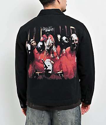 Welcome x Slipknot Self Titled Black Canvas Jacket - 
