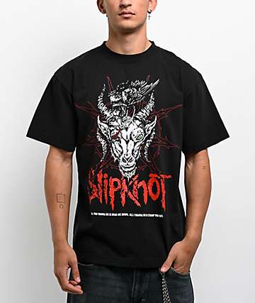 Welcome x Slipknot Tomorrow Beige Boxy T-Shirt | Zumiez