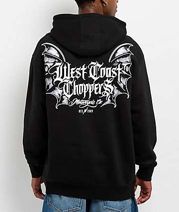 トップス SIXHELMETS CHOPPERS SWEATSHIRT BLACK wcc-og-cross-hoody-black-