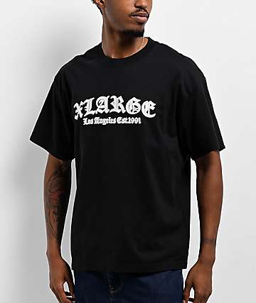 XLARGE OG Black T-Shirt | Zumiez