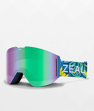 Zeal Beacon Roots Jade Mirror Snowboard Goggles | Zumiez