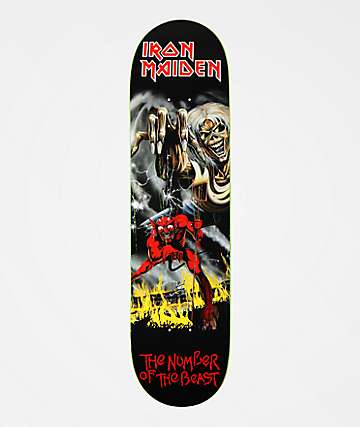 Zero x Iron Maiden Number Of The Beast 8.0" Skateboard Deck
