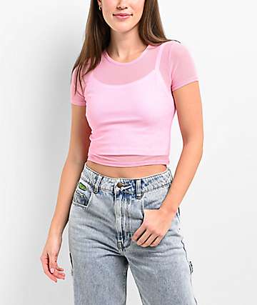 Zine Sam Taupe Raglan Long Sleeve Crop T-Shirt | Zumiez