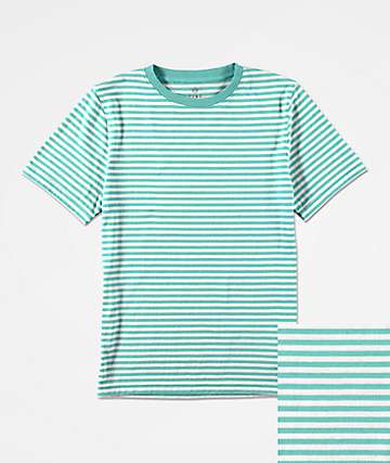 Zine Ranked camiseta de punto de rayas azules y blancas para niños