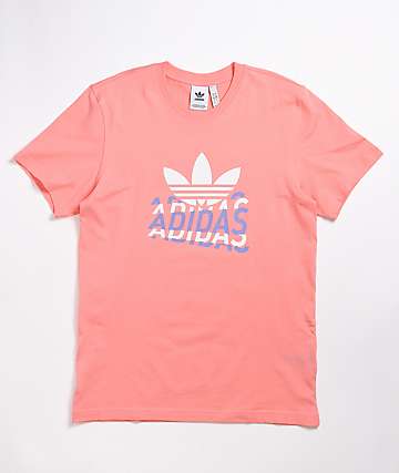 adidas t shirt pink mens