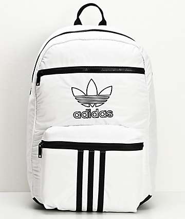 white adidas bookbag