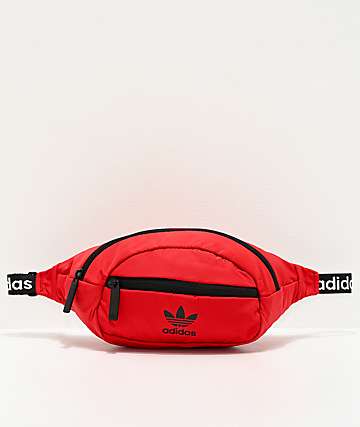 adidas fanny pack red