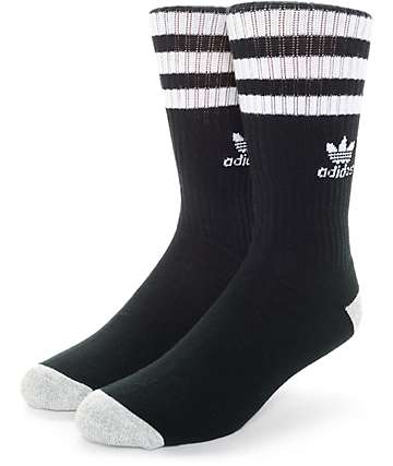 adidas black and white socks