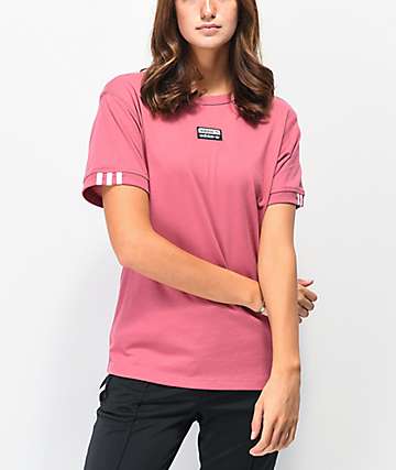 adidas dusty pink shirt