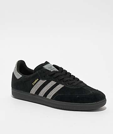 adidas Samba ADV Bluebird, White & Gum Skate Shoes | Zumiez