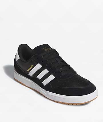 adidas Superstar ADV White & Black Skate Shoes | Zumiez