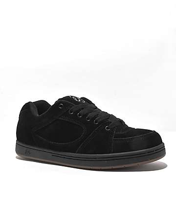 eS One Nine 7 Black & Lime Green Skate Shoes | Zumiez