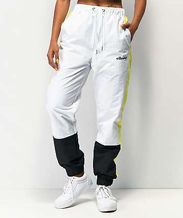 ellesse Tutti pantalones de chándal en amarillo, negro y blanco