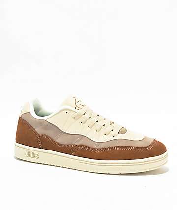 etnies Callicut Black & White Skate Shoes