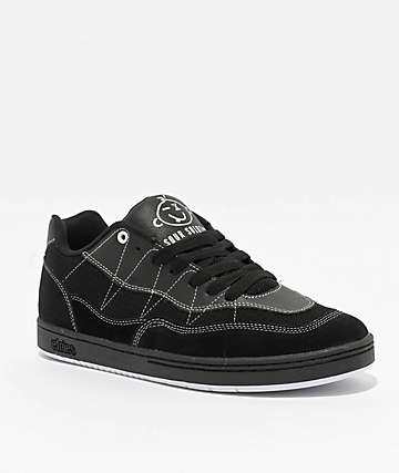 etnies Callicut White & Black Skate Shoes