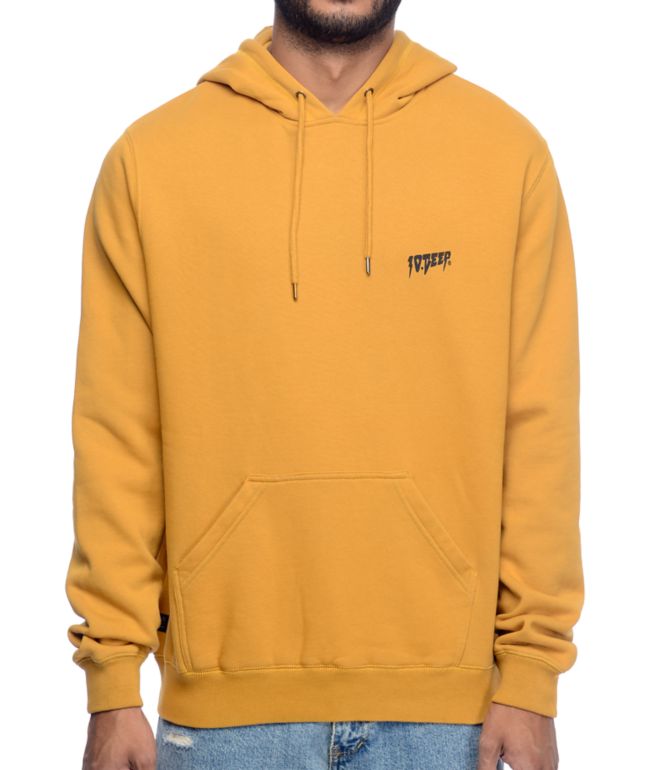 mustard hoodie