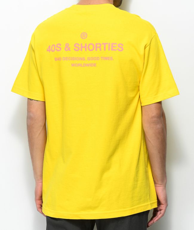 40s \u0026 Shorties General Yellow \u0026 Pink T