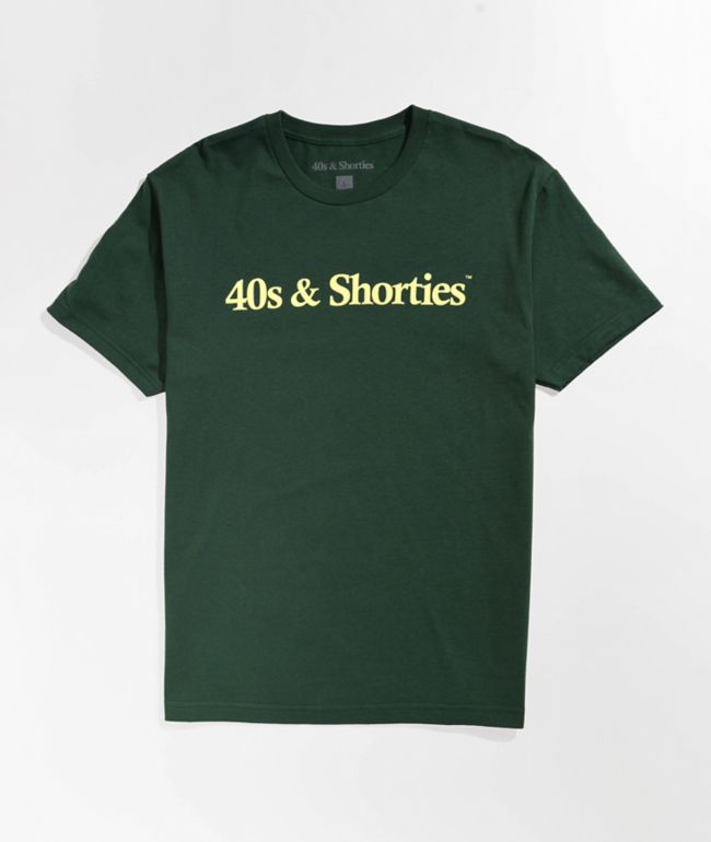 40s & Shorties Logo Green & Yellow T-Shirt