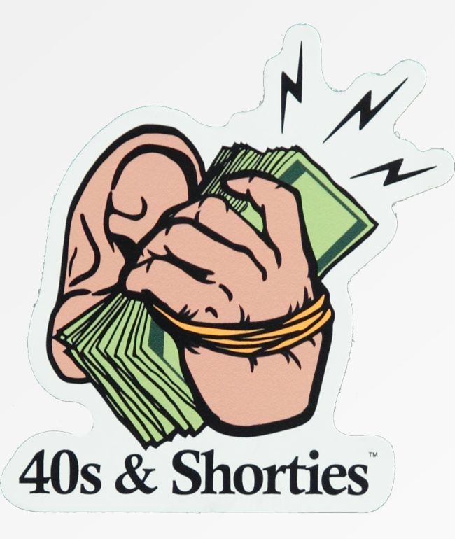 40s & Shorties Money Sticker