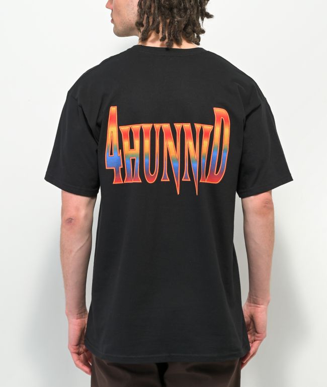 4Hunnid Classic Camiseta negra 