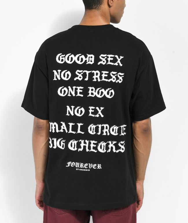 4Hunnid Good Sex Black T-Shirt