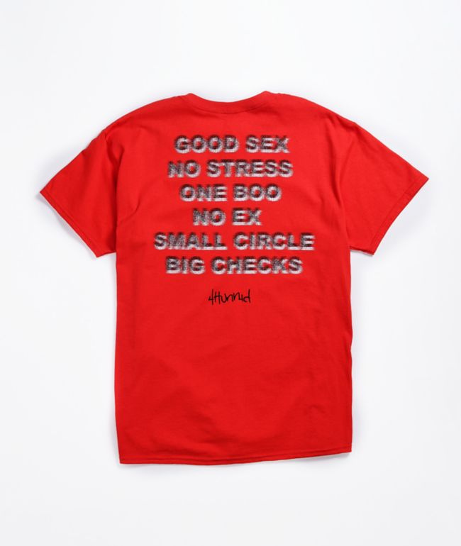4Hunnid Good Sex Red T-Shirt