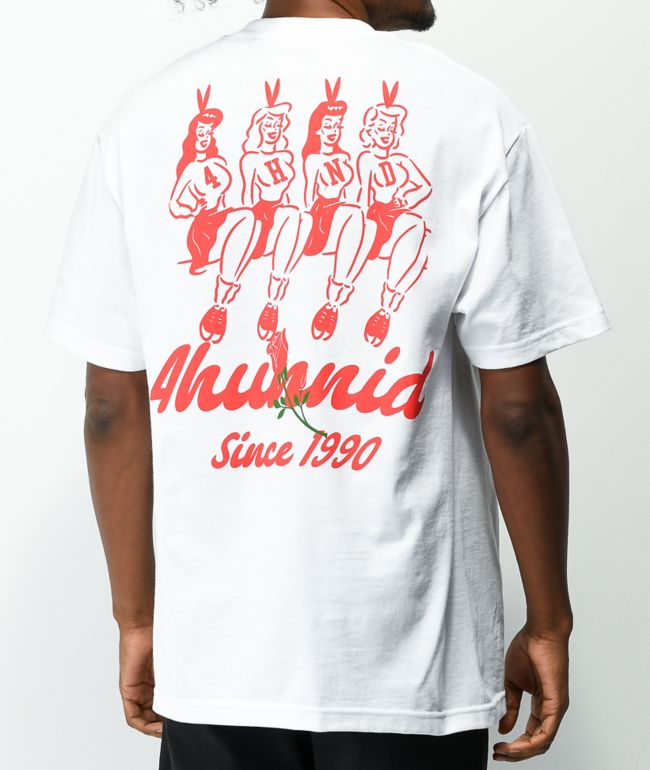4Hunnid Rose White T-Shirt