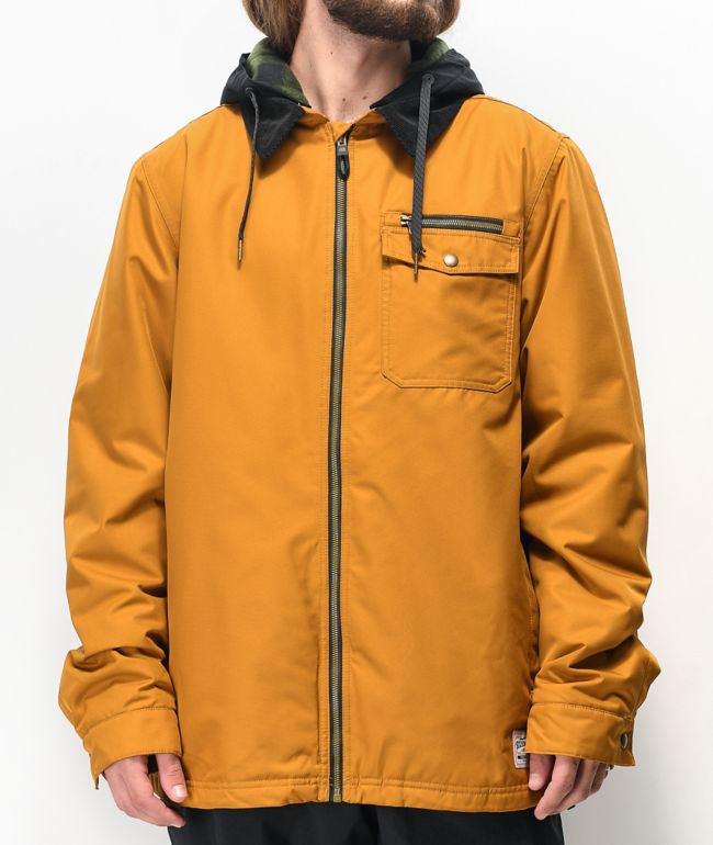 Golden Brown M0W117-GLDB L 686 Foundation Insulated Snowboard Jacket