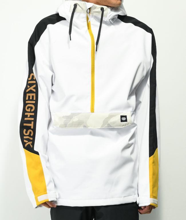 686 Geo Golden Brown 10K Anorak Jacket