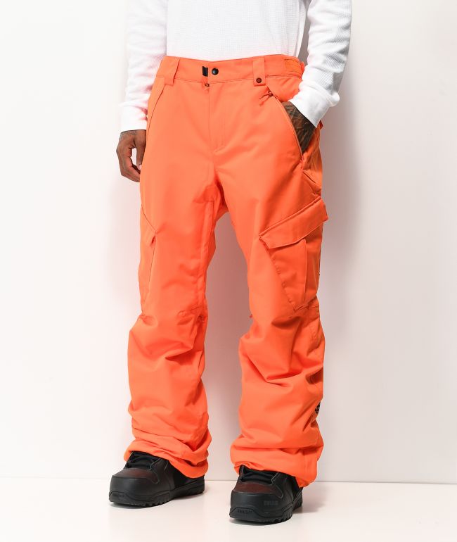 Orange snow pants mens clearance