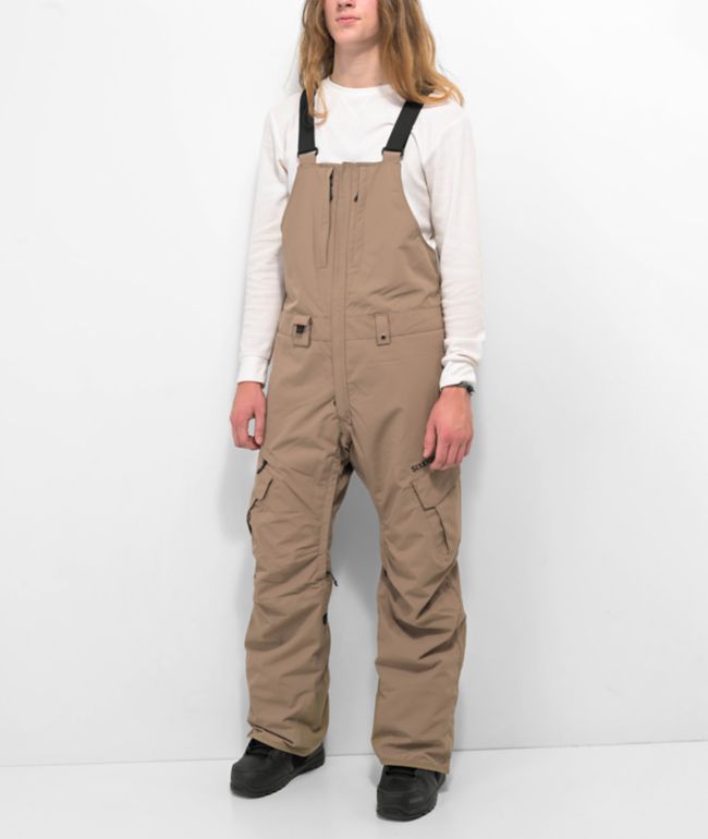 686 Smarty 3in1 pantalones cargo bib de Snowboard caqui 10k 2023