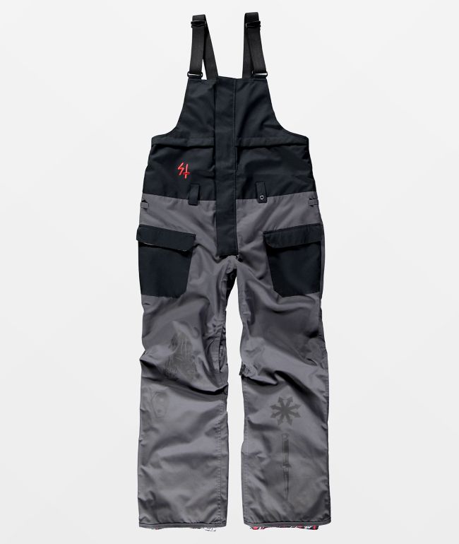 686 x Sketchy Tank Frontier 10K Shell Snowboard Bib Pants