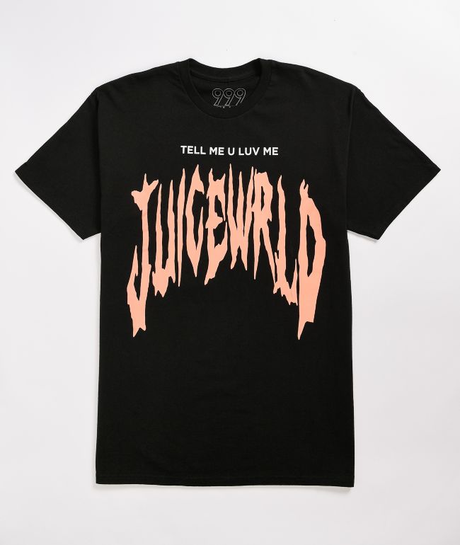 999 Club by Juice WRLD Luv Me Black T-Shirt