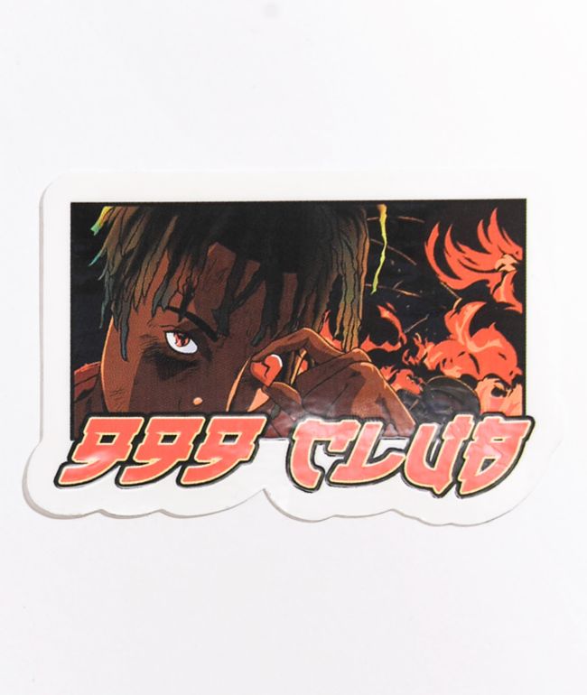 999 Club by Juice WRLD Anime Sticker
