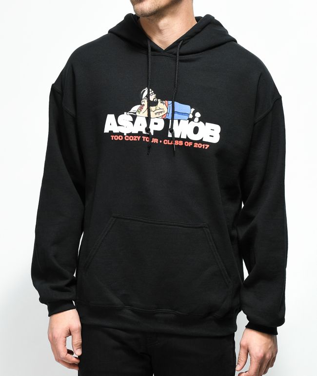 A Ap Mob Too Cozy Black Hoodie