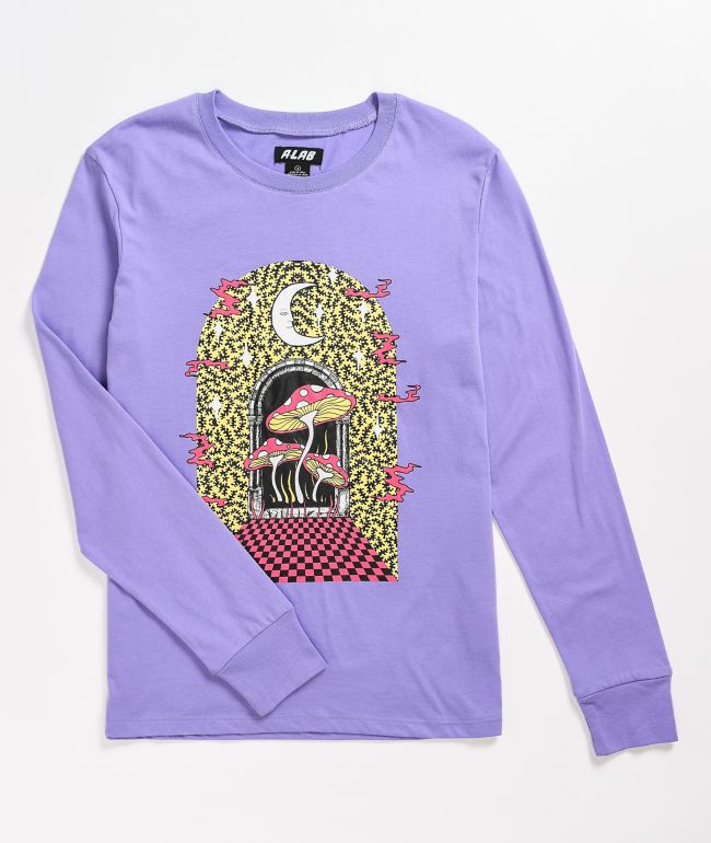 A-Lab Aby Mushrooms Purple Long Sleeve T-Shirt