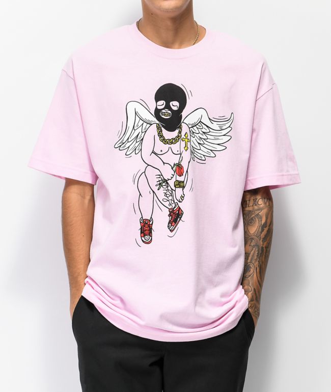 angel shirt pink