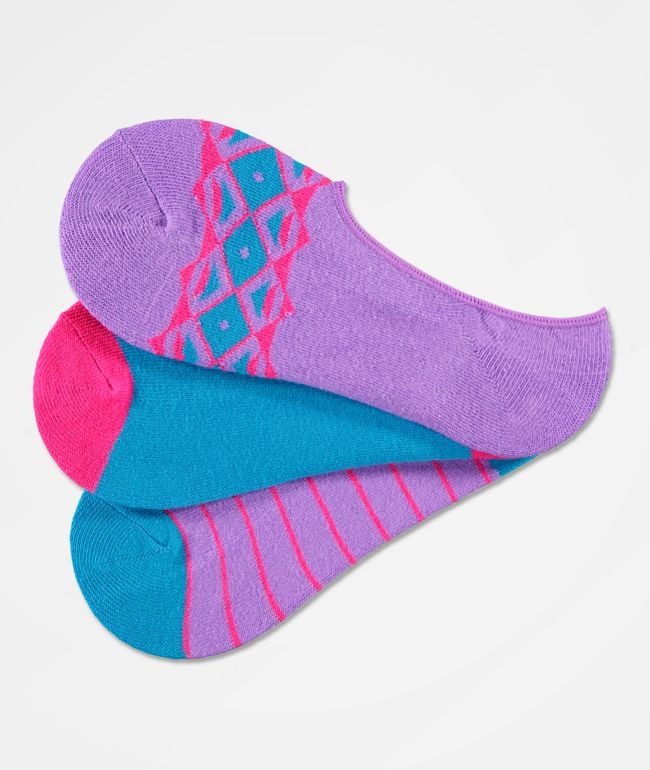 A-Lab Angie 3 Pack No Show Socks