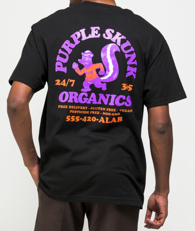 A-Lab Purple Skunk Black T-Shirt