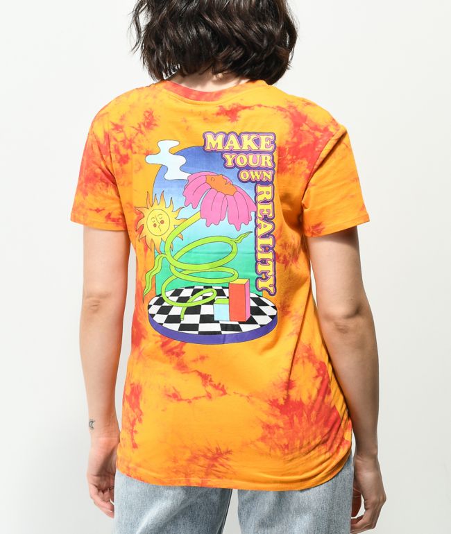 A-Lab Romoane Make Reality camiseta tie dye naranja