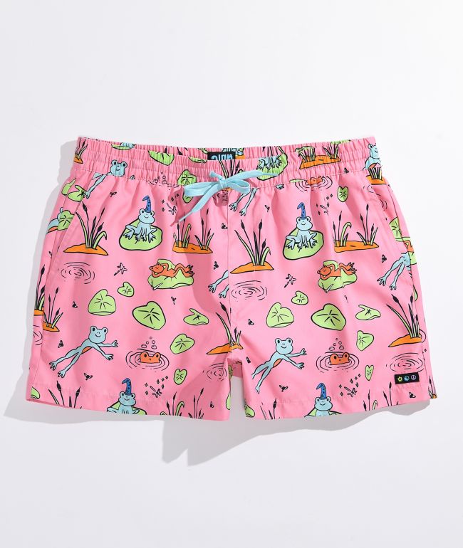 ALab Skippy Frogs Pink Board Shorts