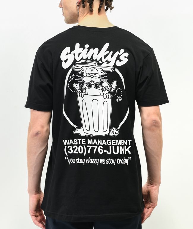 Spænding frokost Ud A-Lab Stinky's Black T-Shirt | Zumiez