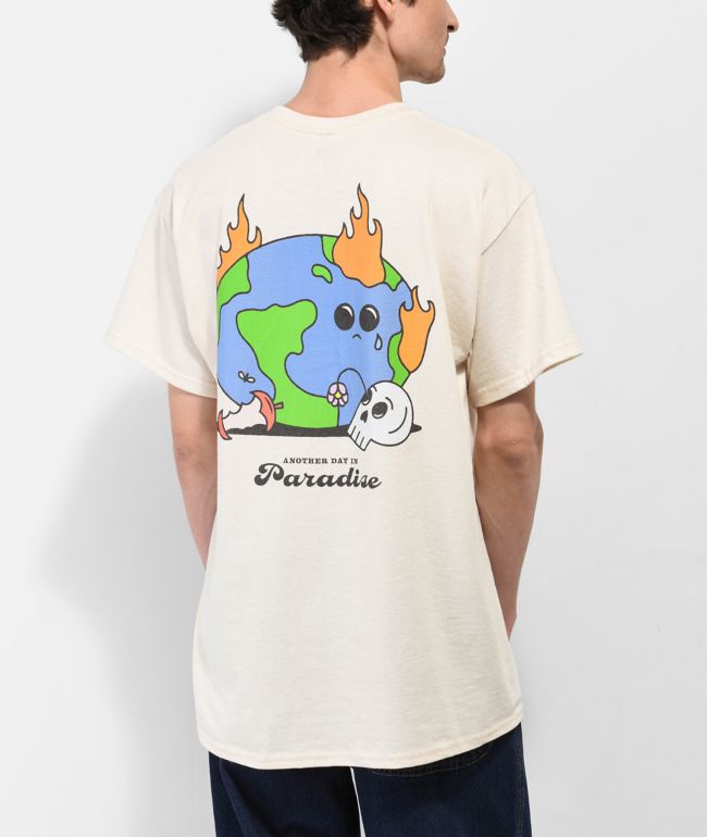 A-Lab Trash Fire Cream T-Shirt