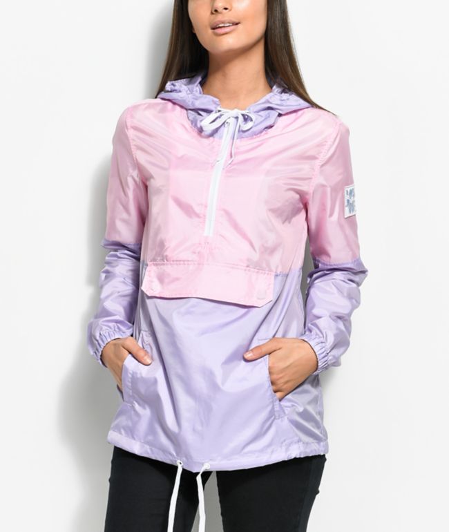 pastel windbreaker jacket