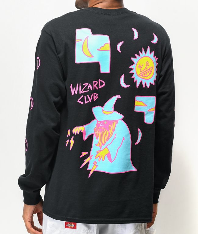 A-Lab Wizard Club Black Long Sleeve T
